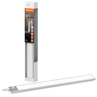 LED-Unterschrank-Lichtleiste 3.2W 200lm CCT mit Bewegungssensor Dämmerung Batterie Grau Linear Ledvance