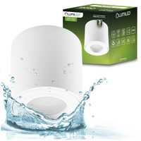 Aufbauleuchte HALOGEN Spot Röhre Fest EGIO GU10 LUMILED Rund IP44 Weiß 83mm