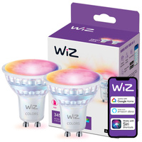 LED Lampen 2x GU10 PAR16 4.7W = 50W 2200-6500K + RGB SMART WiFi/Bluetooth WiZ