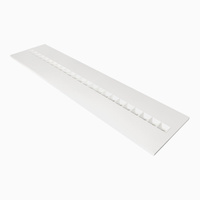 LED-Panel-Deckenleuchte 27.5W 4150lm 4000K Neutral Dimmbar Flush Mount Weiß 120x30cm Louver Ledvance