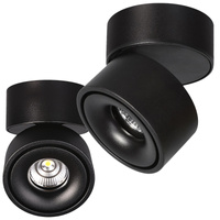 LED-Deckenstrahler 13,5W 850lm 3000K Warm Dimmbar CRI90 Schwarz Lahti Kobi