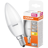 LED Leuchtmittel E14 B35 5,5W = 40W 470lm 2700K Warm 220° OSRAM STAR