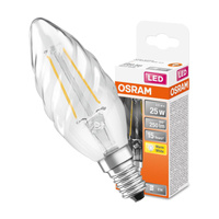 LED Leuchtmittel E14 BW35 2,5W = 25W 250lm 2700K Warm 300° OSRAM STAR Filament