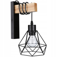 Spot E27 Schwarz Braun Otto Masterled Wall Hanging Wall Lamp