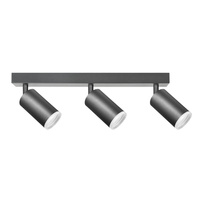 Wand- und Deckenstrahler Leuchte 3x GU10 Schwarz LONDON Sanico Goldlux