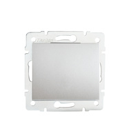 Kreuzungsschalter ohne Rahmen LOGI Silber KANLUX