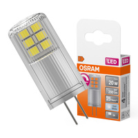 LED-Kapsel-Glühbirne G4 2W = 20W 200lm 4000lm Neutral 12V 320° Dimmbar LED PIN Osram