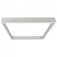 Aufputz-Klemmrahmen für LED-Paneele 60x60 PVC 65mm Weiß Ecolight