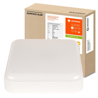 LED-Panel Deckenleuchte 10W 1050lm 3000K Warm Surface montiert Weiß 20x20cm Surface Ledvance