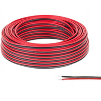 DC-Kabel für LED-Streifen 2-adrig 2 x 0,45 mm 100 m