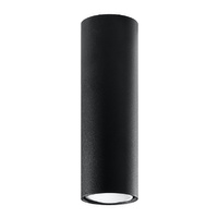 Aufbaustrahler LAGOS GU10 Halogen Spot Tuba 20cm Schwarz SOLLUX