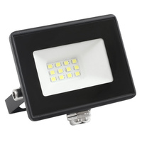 LED-Flutlicht 10W 800LM 6500K 120° IP65 Schwarz GOLDLUX (Polux)
