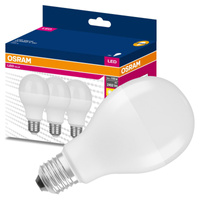 3x LED Lampen E27 A60 19W = 150W 2452lm 3000K Wärme 200° OSRAM VALUE