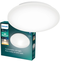 LED Plafond Aufputz MOIRE 10W 2700K 24cm Weiß Rund PHILIPS