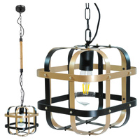 SUFFICATE Hängelampe E27 Schwarz-gold GOLDLUX (Polux)