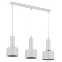 Masterled Deckenleuchte 3x E27 Weiß Kupfer Tema Pendelleuchte