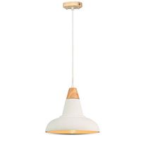 Hängeleuchte E27 Betonschirm mit Holzoberfläche D:300 VT-7301 V-TAC