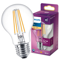 E27 A60 LED Lampen 7W = 60W 806lm 2700K Warmfaden PHILIPS