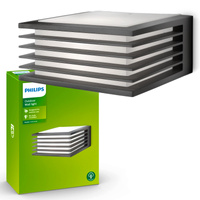 LED Gartenleuchte Wandleuchte SHADES myGarden E27 IP44 Anthrazit PHILIPS