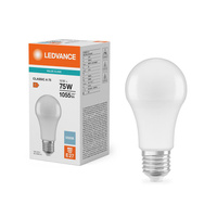 LED-Lampe E27 A60 10W = 75W 1055lm 6500K Kalt 180° Ledvance