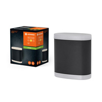 Gartenleuchte Außenwandleuchte LED 9W 700lm 3000K IP44 Endura Ledvance grau