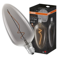 Dekorative Leuchtmittel E27 CLA125 4W = 15W 140lm 1800K Warm 300° Filament dimmbar OSRAM Vintage 1906