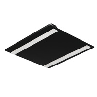 LED-Panel-Deckenleuchte 25W 60x60cm 3850lm 4000K Neutral 60° bündig montiert Schwarz Kanlux