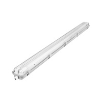 Flammensichere 120cm 2xT8 G13 IP65 Transparente Masterled Leuchte
