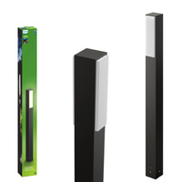 LED-Gartenleuchte für den Außenbereich STRATOSPHERE myGarden 2x4,5W 4000K IP44 Mast 77cm Anthrazit PHILIPS