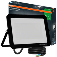 LED-Flutlicht Halogen-Außenstrahler 100W 6500K 9000lm IP65 FLOODLIGHT LUX OSRAM