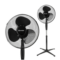 Bodenventilator Standwindmühle KOBI 45W 43cm Schwarz
