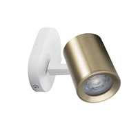 Wandleuchte Deckenleuchte Verstellbar LED GU10 Rund Weiß Gold Laurin Kanlux