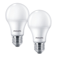 2x LED-Lampe E27 A60 10W = 75W 1055lm 2700K Warm 180° Essential Philips