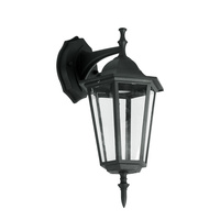 Gartenlampe Wandleuchte E27 einseitig mattschwarz VT-750 V-TAC