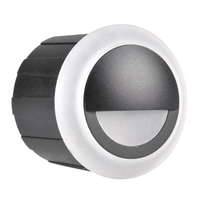 LED-Garten-Treppenleuchte 3W 40lm IP44 4000K schwarz Q4 GOLDLUX (Polux)