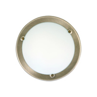 Plafond LED-Deckenleuchte Aufbauleuchte E27 Braun Klassisch Ufo Rabalux