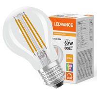 LED Lampen A60 E27 7.2W = 60W 806lm 2700K Warmweiß FILAMENT DIMMABLE LEDVANCE
