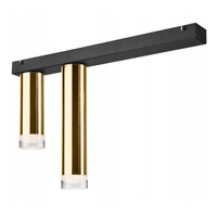 DIEGO Deckenleuchte 2xE27 Schwarz Gold LM-2.124/A Lamkur