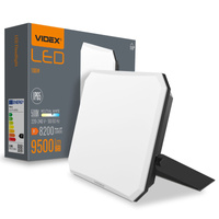 LED-Flutlicht 100W 9500lm 5000K Cold Black mit Milchglasschirm Videx