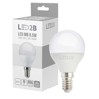 LED-Lampe E14 Ball 9W 806lm 4000K Neutral 180° LED2B Kobi