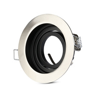 Deckenleuchte Unterputzmontage GU10 rund satiniertes Nickel VT-781 V-TAC