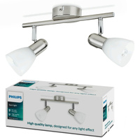 Deckenleuchte BURLAP 2x E14 Wandleuchte Reflektor fest PHILIPS