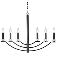 HIMS Kronleuchter Hänge-Deckenleuchte 6xE14 120cm - GOLDLUX (Polux)