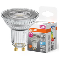 GU10 LED Leuchtmittel 8,3W = 80W 575lm 4000K Neutral 36° CRI90 OSRAM SUPERSTAR Dimmbar