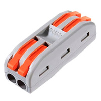 Installationsverbinder Schnelldurchgangsverbinder für KABELtyp WIRE LINE 2+2 0,14-4,0 mm