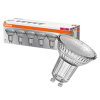5x GU10 LED Lampe 4.3W = 50W 350lm 4000K Neutral 36° OSRAM Sockel