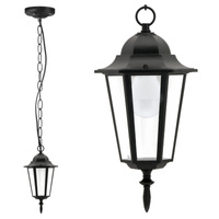 LIGURIA-LT Hängende Gartenlampe 1xE27 92cm Schwarz - GOLDLUX (Polux)