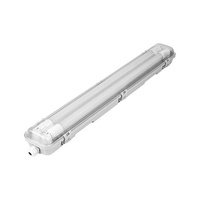 Flammenhemmend 2x T8 IP65 Transparent 60cm Masterled