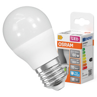 LED-Lampe P45 Ball E27 6.5W = 60W 806lm 6500K Cold 150° STAR CLASSIC Osram