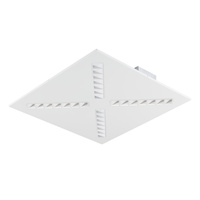LED Deckenleuchte 30.5W 60x60cm 4300lm 3500K Warm 80° Flush Mounted Weiß Kanlux